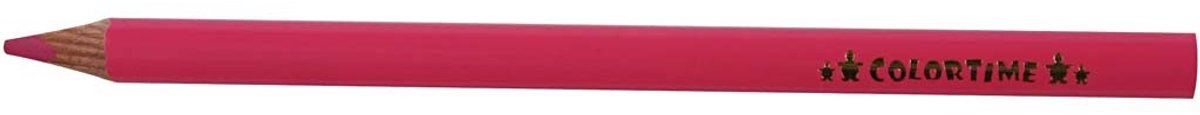 Kleurpotloden, L: 17,45 cm, vulling 5 mm, JUMBO, roze, 12 stuk/ 1 doos