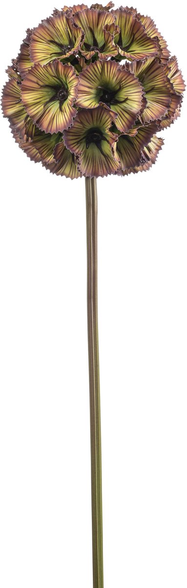 Emerald Kunstbloem Duifkruid 66cm groen/paars - Kunstplant voor binnen