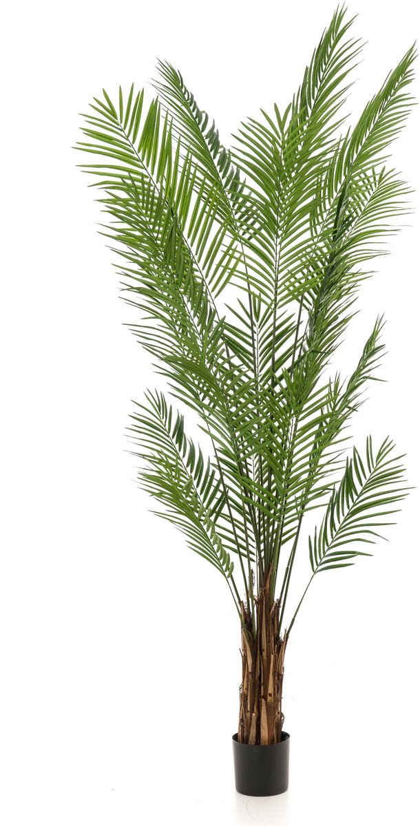 Emerald Kunstplant Areca Palm 240cm - Kunstplant voor binnen Groen