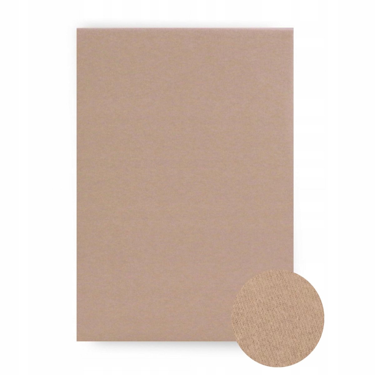 KONEY - Hoeslaken jersey 160 x 200 cm - Beige - 160 g/m² - matras tot 20 cm