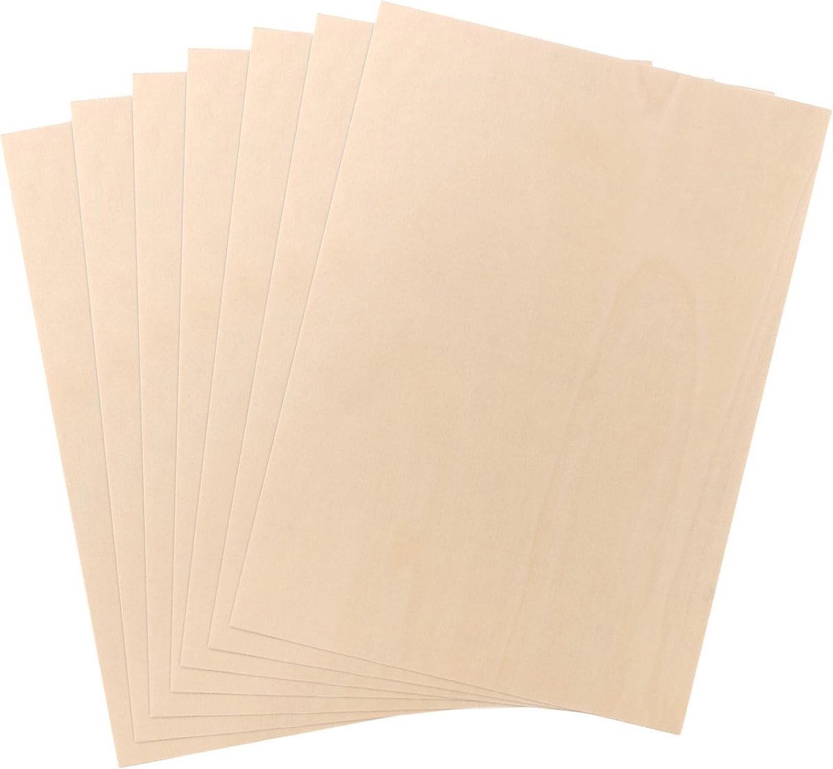 Set van 16 Populieren Multiplexplaten, 3 mm, 420 x 300 mm, Hout voor Creatieve Projecten, DIY en Laserbewerking