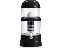 Ventji® Zwaartekracht Waterfilter 14L - Waterdispenser Zonder Stroom - Schoon Drinkwater met Mineralen - Inclusief Filter