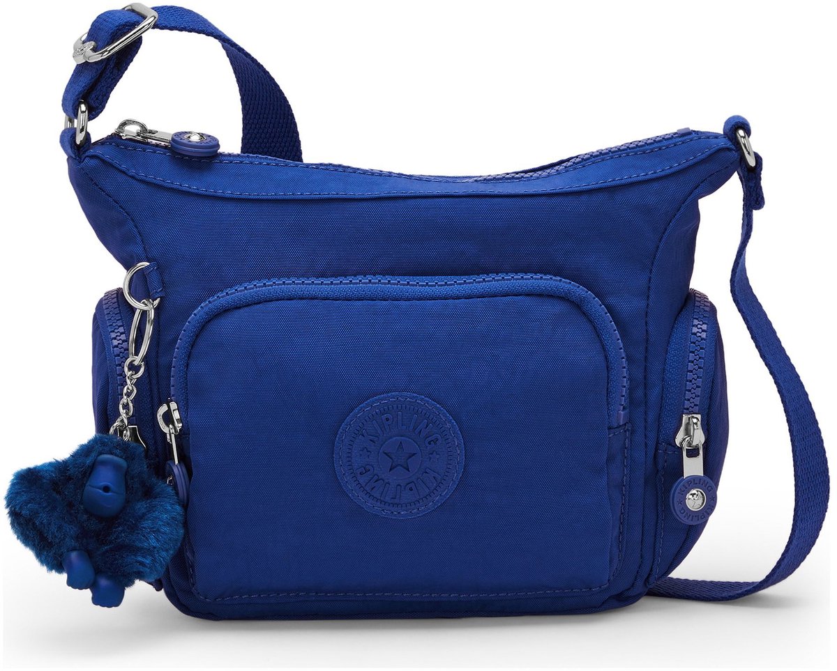 kipling schoudertas Gabbie Mini Small Crossbody Blazing Blue blauw