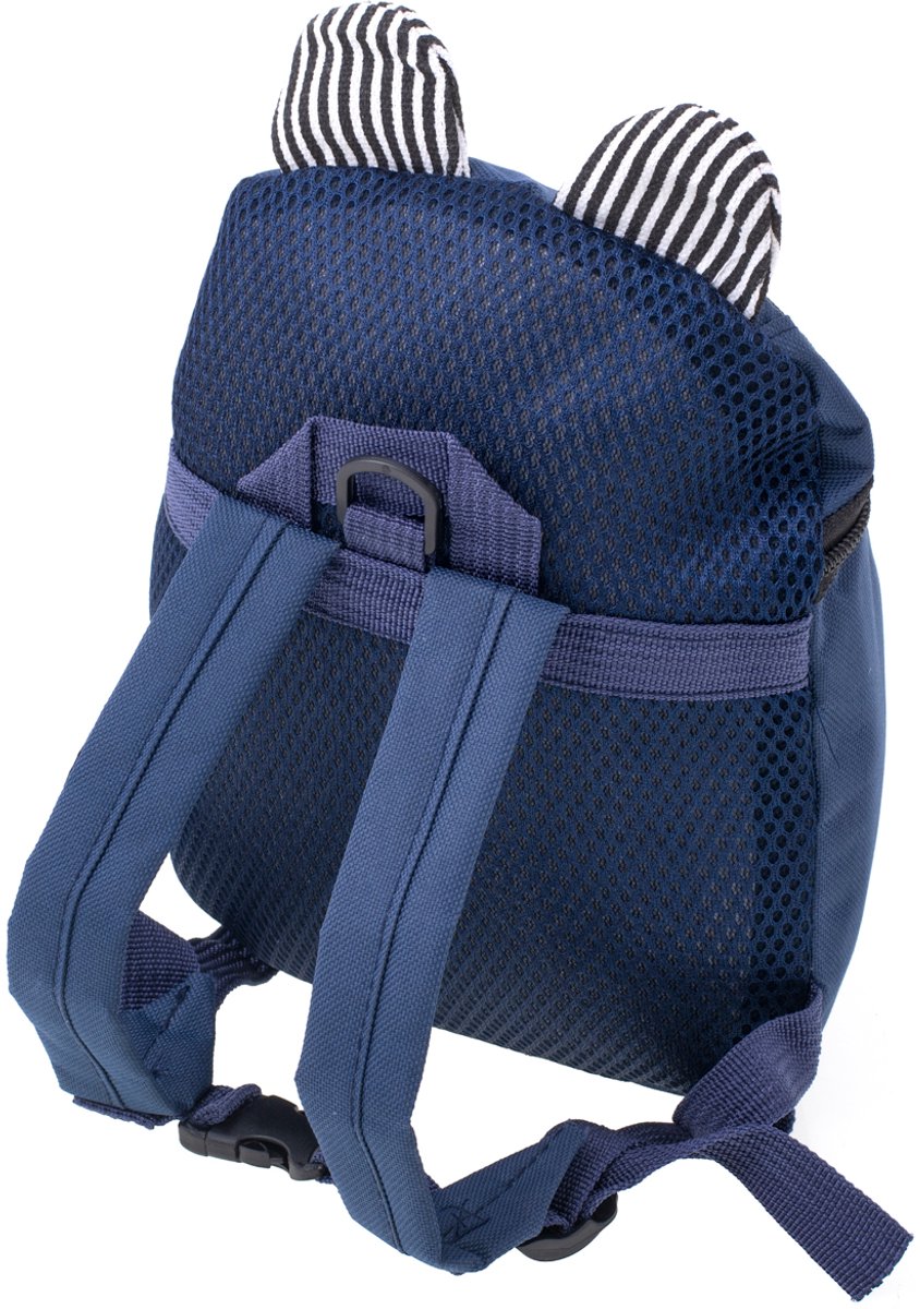 Kinderkamer rugzak teddybeer marine blauw