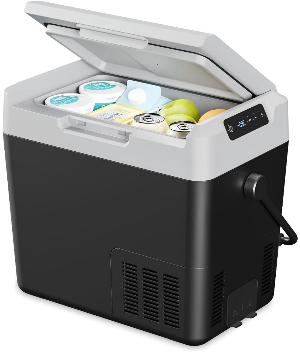 NIVA® Koelbox - Koelbox Elektrisch - Autokoelbox - Zwart/Grijs - 36cm x 55cm x 47cm