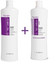 Fanola No-Yellow Shampoo & Mask Set - 2x1000ml
