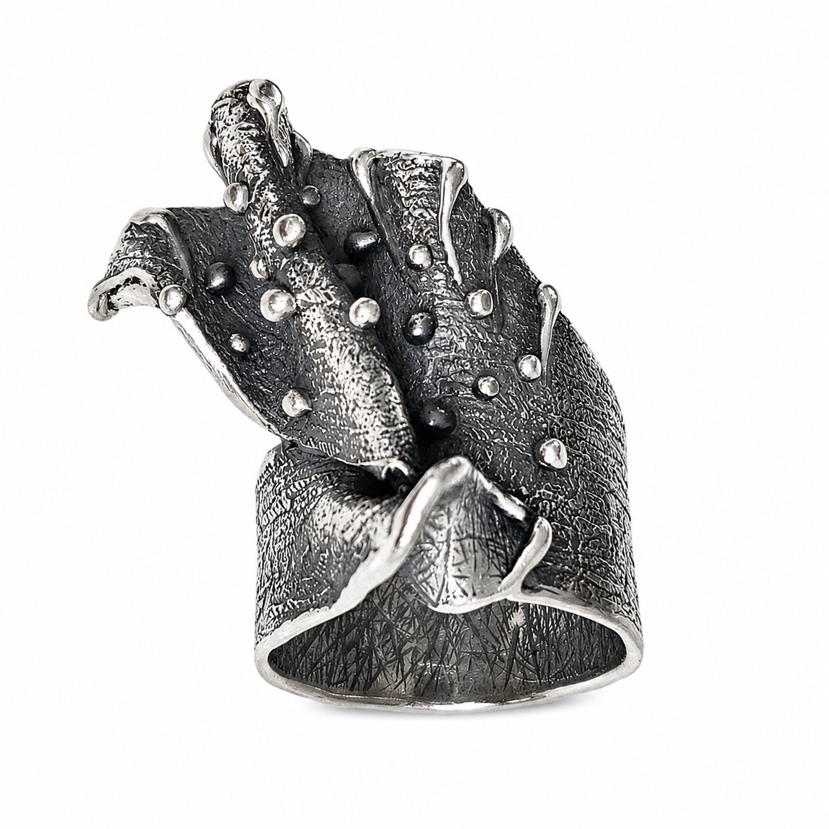 HAYAN Sluier zilveren ring dames - 925 zilver
