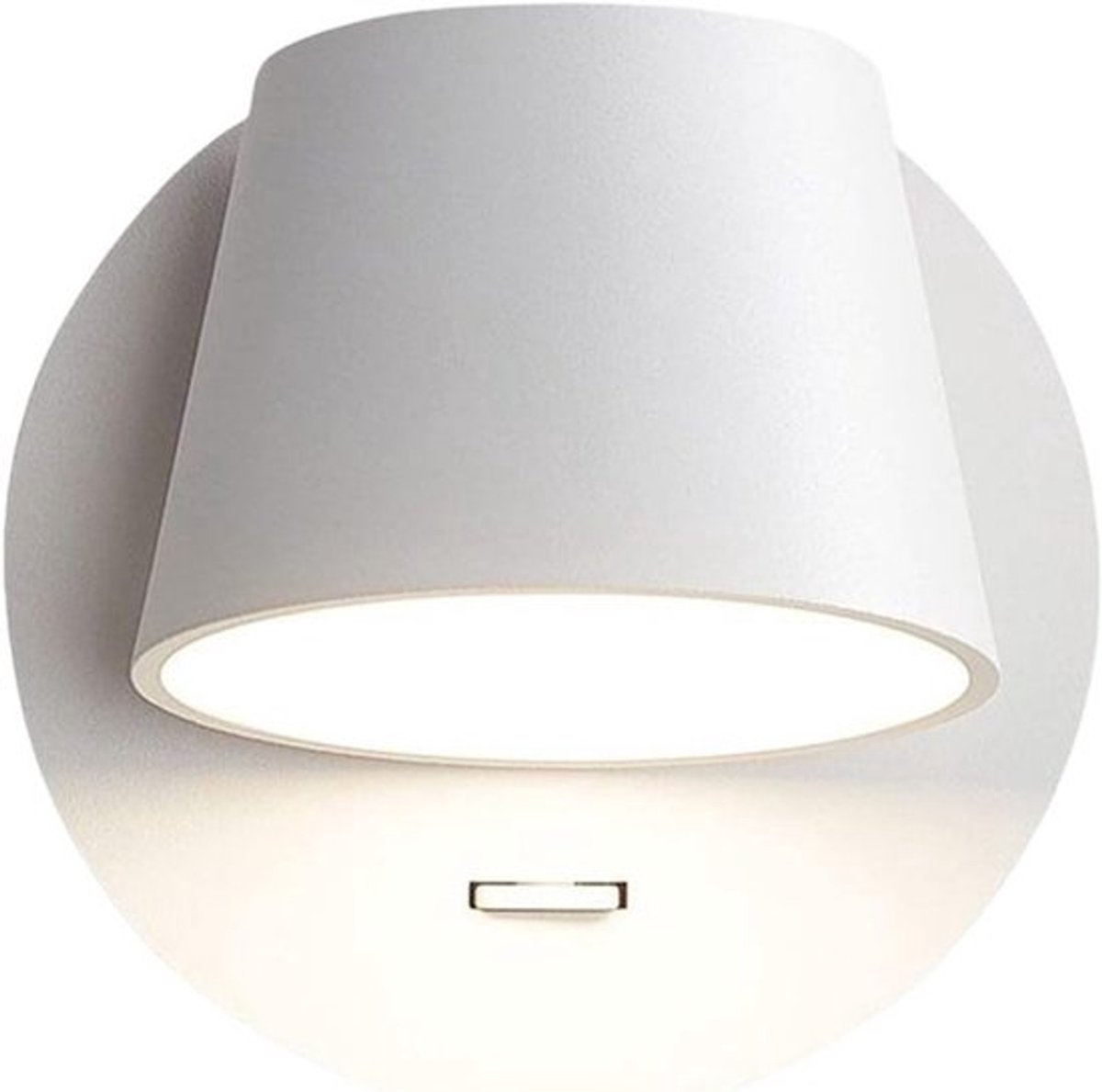 5W LED-wandlamp, 350° draaibaar, warm wit licht, leeslamp, wandlamp met schakelaar.