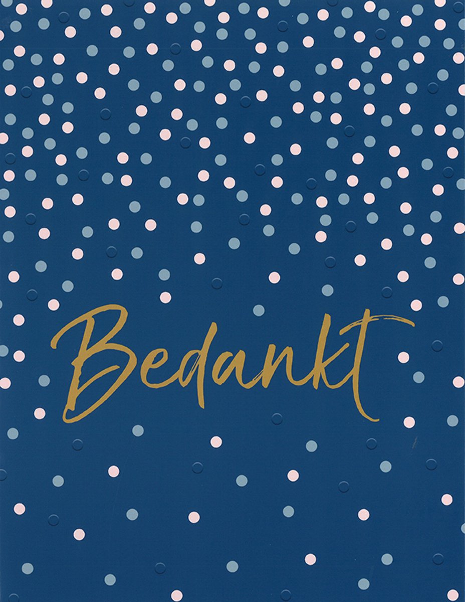MGPcards - 3x A4 plus wenskaarten met envelop - Bedankt - 3 Wenskaarten - 23x29.7 cm