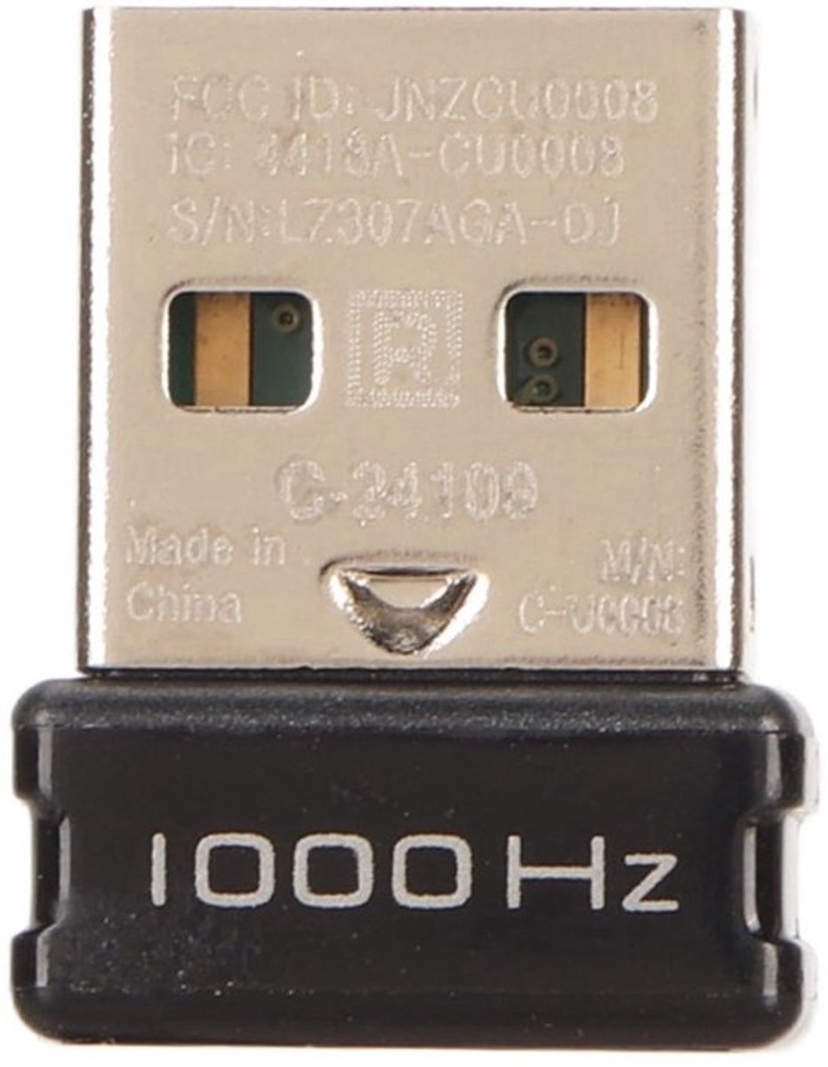 - USB-Muisontvangeradapter - Draadloze Muisontvanger - Plug-and-play - USB Dongle - Vervangend Accessoire - Geschikt voor G700 G700S