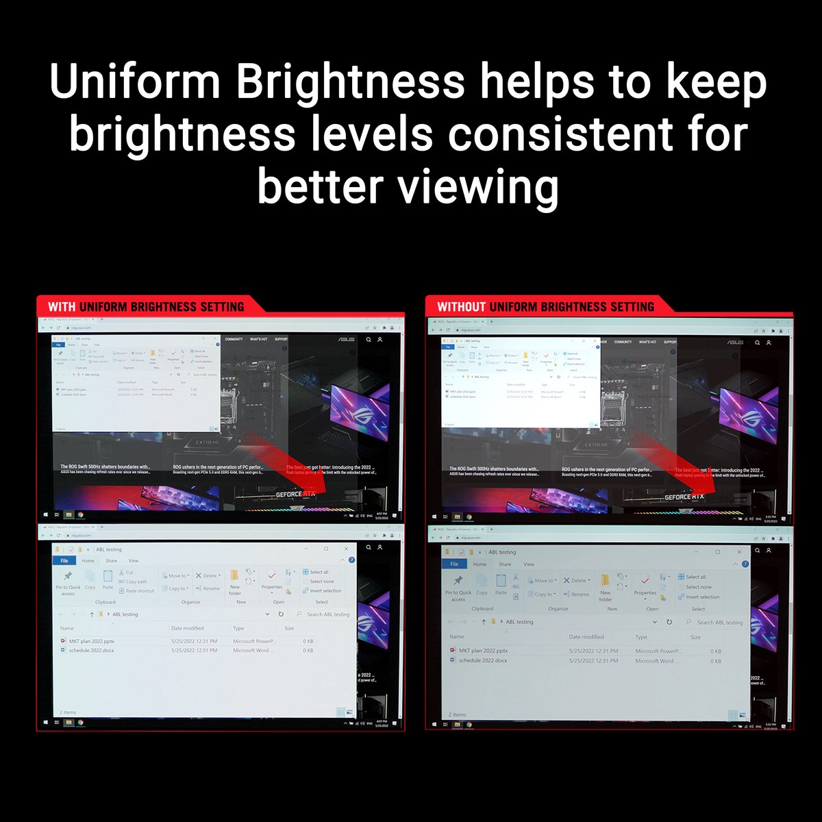 ASUS ROG Strix OLED XG27AQDMESZ - QHD OLED Gaming Monitor - 240hz - 27 inch thumbnail 4