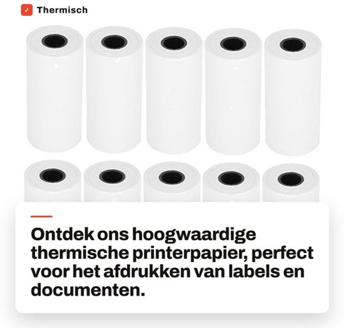Printerpapier A4 Wit 80 Gram - Thermisch Papier A4 - Geperforeerde Verzendlabels - Hoge Duurzaamheid - Compatibel met UPS/FedEx/DHL - Voor Draagbare Thermische Printcamera