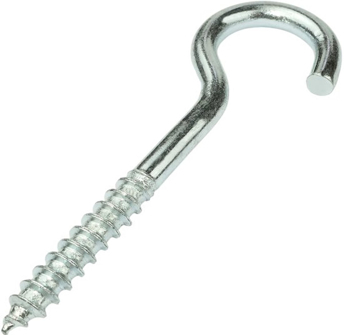Oogschroeven Set van 25 - Haakdiameter Ø6mm - Lengte 50mm - Galvaniseerd Staal - Zilverkleurig - Gewicht 13.5g - Haakjes