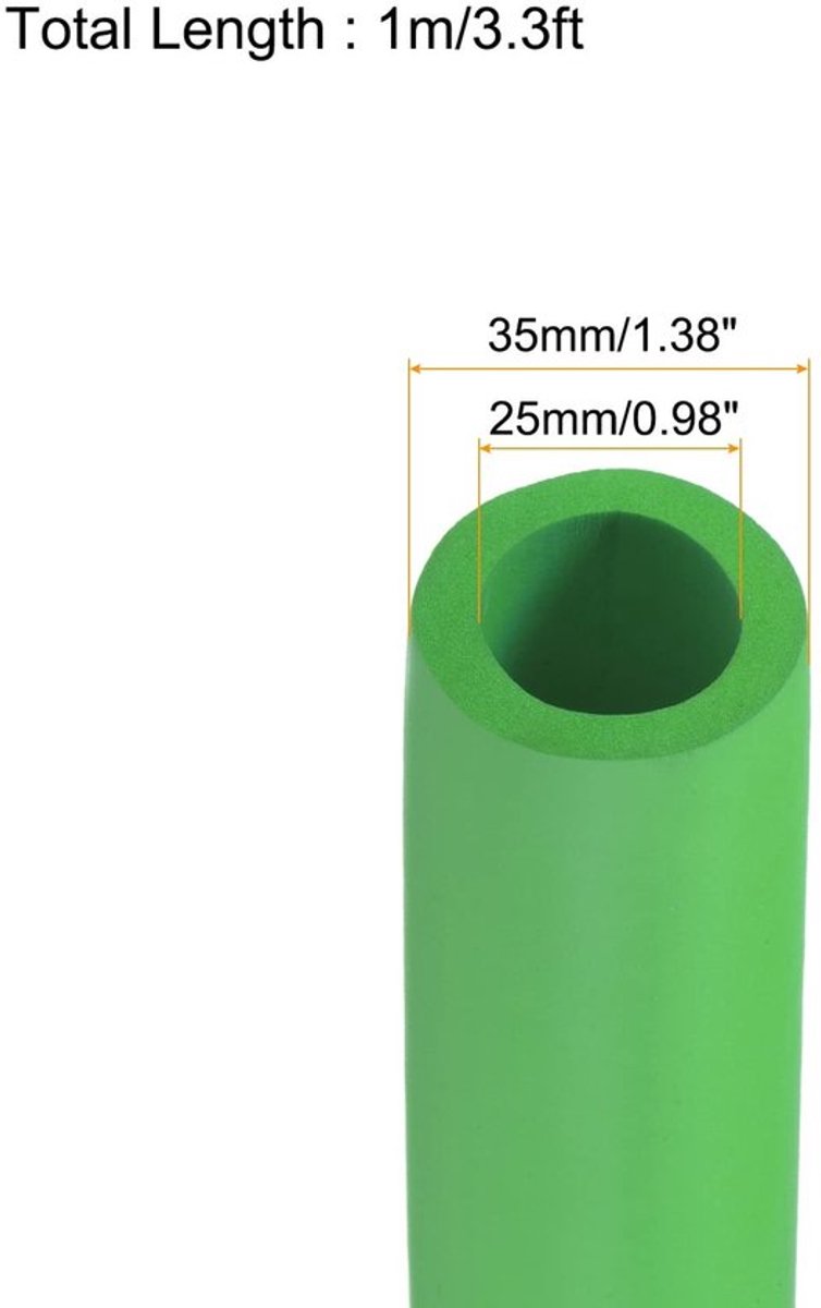 Pijpisolatie Warmtebehoud - Schuim - Isolatie Wrap - 3 ft - Handgrepen - Duurzaam