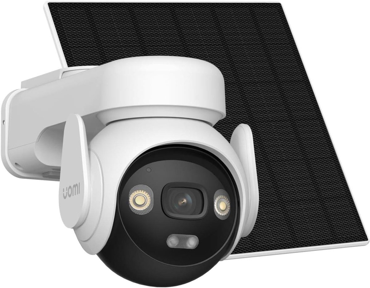 Draadloze Beveiligingscamera - Outdoor Camera - 24/7 Bewaking - Dual Netwerk - 3K Resolutie - Wit