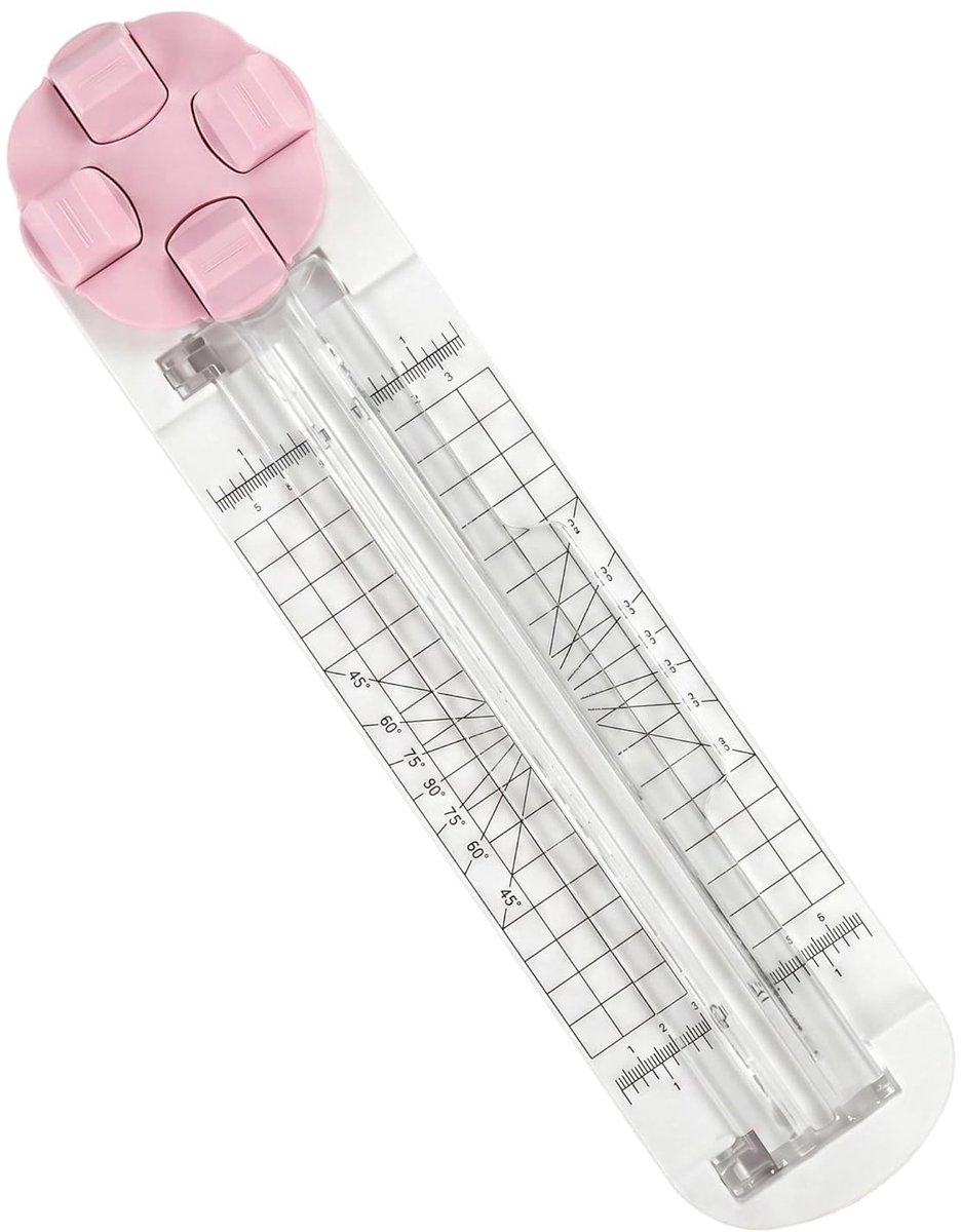Multifunctionele 4-in-1 papiersnijder met groefgereedschap, liniaal en ladder voor scrapbooking en kaarten maken