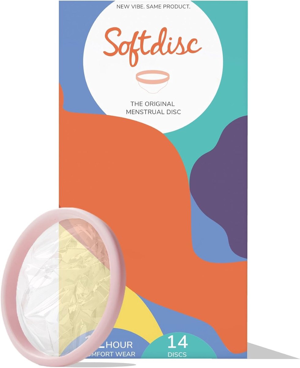 Softdisc Menstruatieschijf 14 Stuks – Wegwerp Menstrual Disc – Tot 12 Uur Bescherming – Comfortabel & Latexvrij
