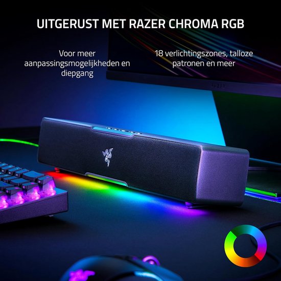 Desktop Soundbar - PC speaker - Muziek luisteren - Compacte vorm - 40 cm - Zwart — afbeelding 2
