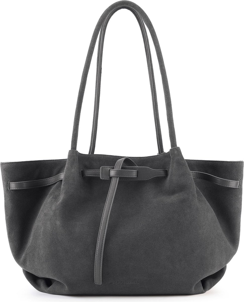 LES VISIONNAIRES Bonnie Shopper Tas Leder 51 cm - 19 L - asphalte