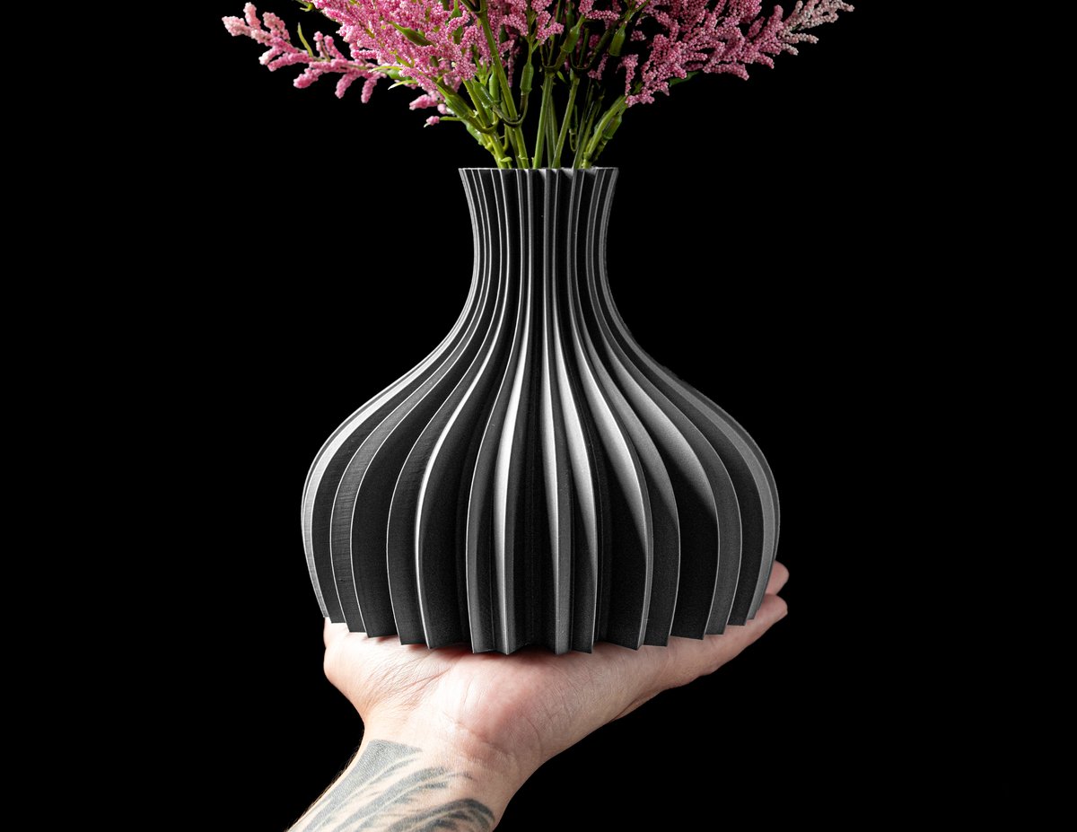 Skushy Vaas Doveflower - Geschikt voor Bouwbloemen - Japandi Designvaas voor Droogbloemen en Kunstbloemen - Sculpturale Decoratieve Vaas - Moderne Woondecoratie