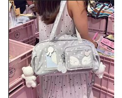 LISM-Leuke Y2K-handtas met sterrenpatroon, crossbodytas in Japanse stijl Geschikt Geschikt voor dames.