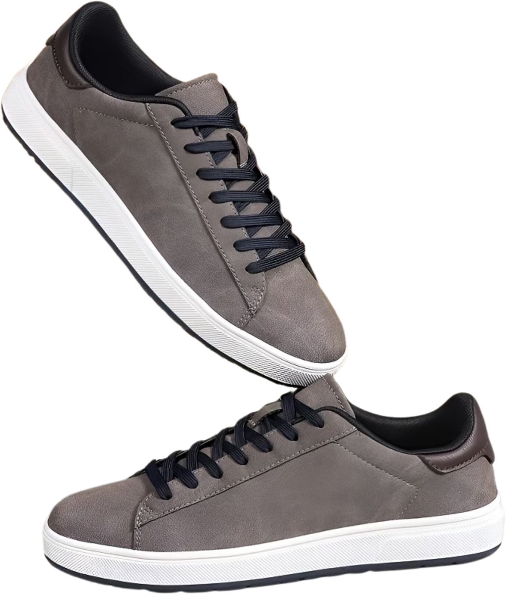 Currero Schoenen Heren Sneakers Comfortabel Wandelschoenen Casual Volwassenen 40.5 Sepia