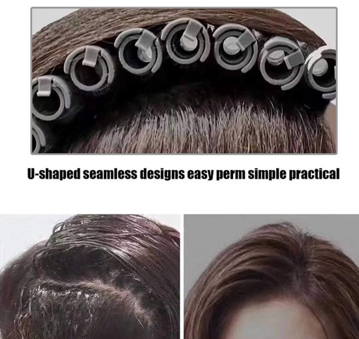 Permanente Staven voor Natuurlijk Haar - Pluizige Krulspelden - Haarrollers - Kappers Styling Tool - 20 Stuks - Salonkwaliteit