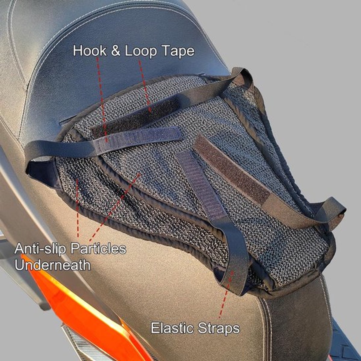 SnelShoppen - Motor Scooter Zitting Bescherming - Ademend Mesh Zadel Kussen - Universele Anti-slip Moped Zadel Deksel - Zomer Comfort
