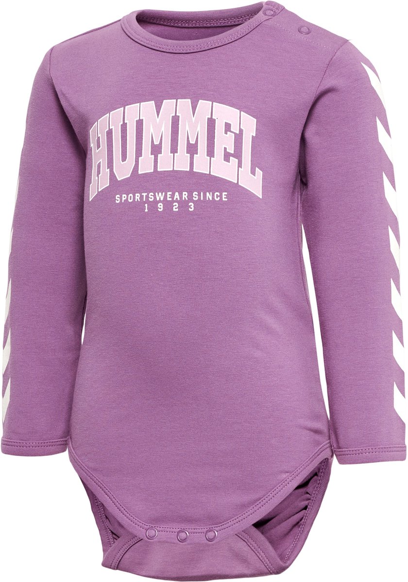 Hummel Kinder Fast Flipper rompertje met lange mouwen, Argyle Purple