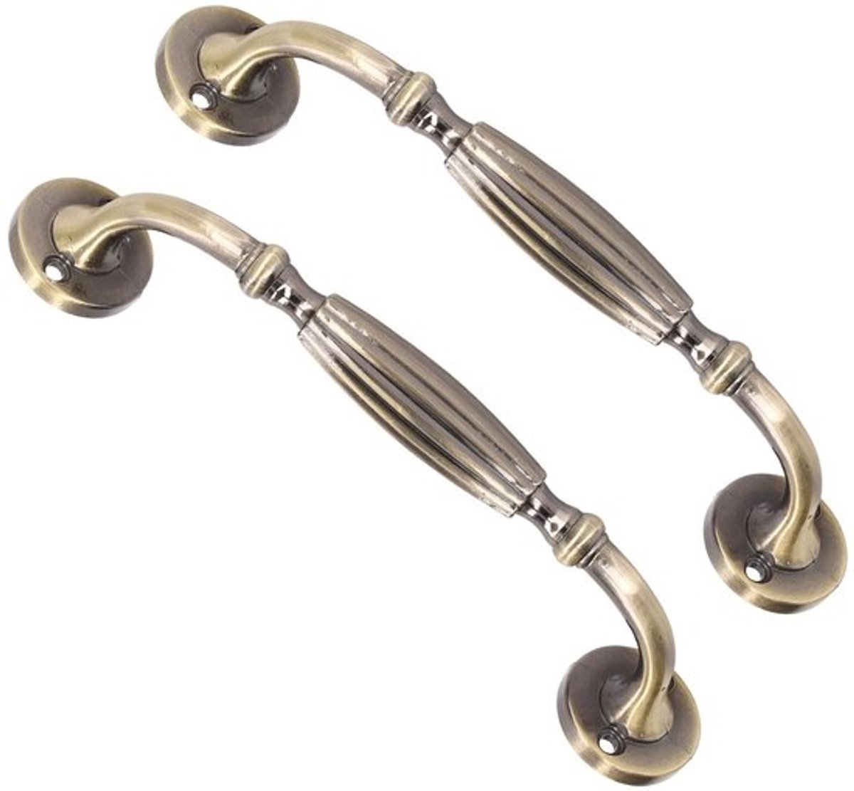 Deurgreep Antieke Koper - Aluminium Deurgrepen - Retro Deurklink - Schuifdeurkast Handgreep - Vintage Design - Hoogwaardige Afwerking