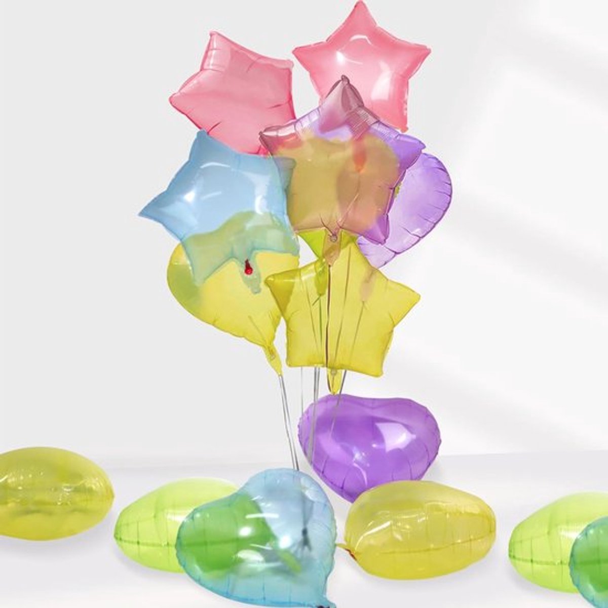 Gelei-Ballonnen 30 Stuks - 45 cm Stervorm - Folieballonnen - Heliumballonnen - Verjaardag/Feest - Aluminiumfolie