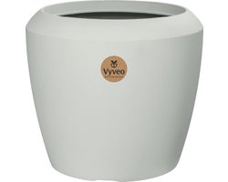 Vyveo - Bloempot Liora - 56x48 - Wit - Bloempot voor binnen en buiten - Lichtgewicht - Breukbestendig - Vorstbestendig - UV-bestendig