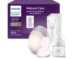 Philips Avent Natural Care - Borstkolf - Enkel Elektrisch - Handsfree - Lekvrij - Draadloos - SCF494/21 — 21 stuks