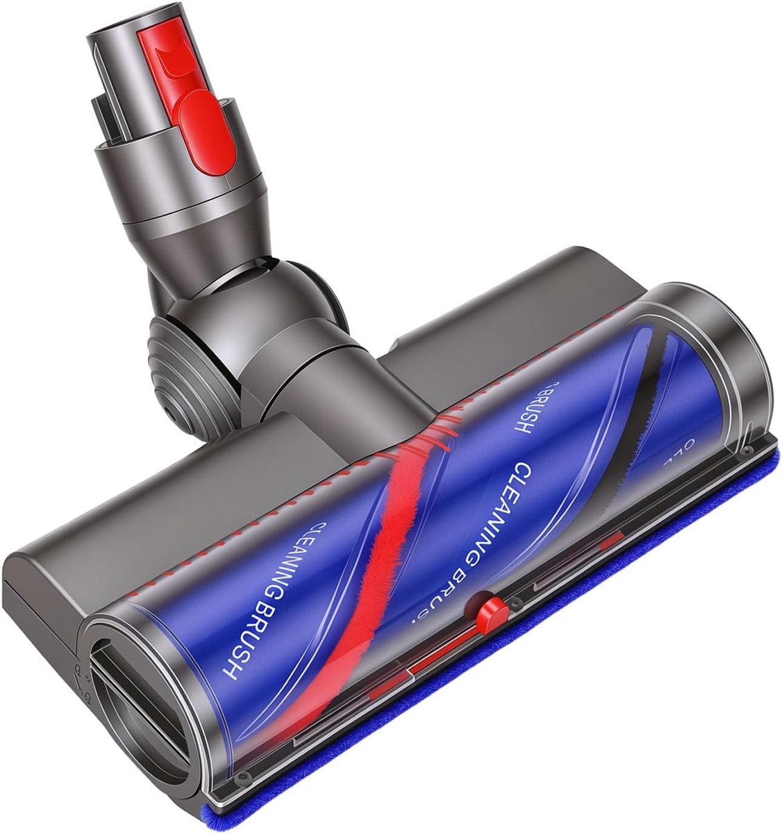 Gemotoriseerde borstel voor stofzuigers, compatibel met Dyson V7/V8/V10/V11/V15, ideaal voor harde vloeren en tapijten, met Direct Drive-kop en turbinemondstuk voor optimale reiniging