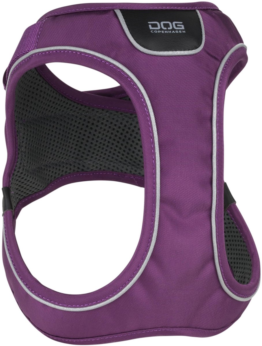 SnelShoppen - Comfort Walk Go Hondentuigje S - Verstelbaar Reflecterend Hondenharnas voor Kleine Honden - Purple Passion - Perfect voor Wandelen en Av
