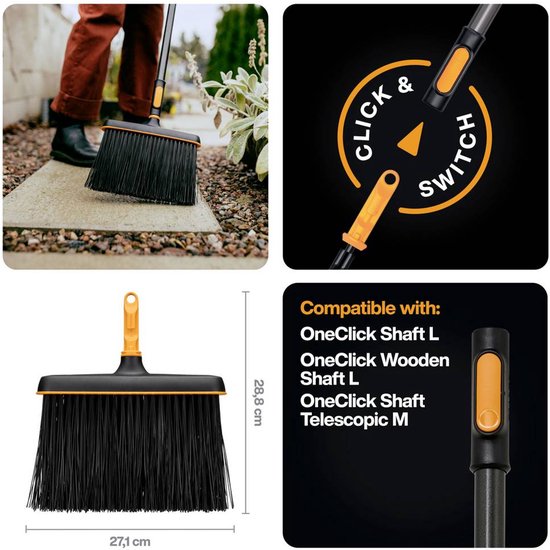 Fiskars QuikFit 1080699 Straatbezem 271 mm van Fiskars — afbeelding 4