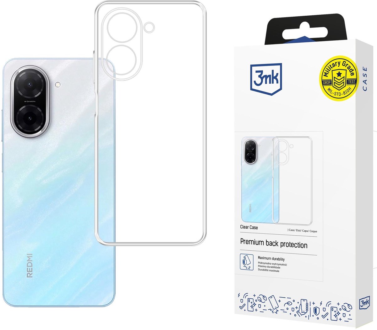 3Mk Transparante Hoes Voor Xiaomi Redmi A5 4G (173Mm) Telefoonbescherming