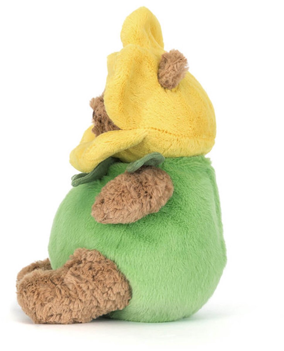 Jellycat Knuffels - Bartholomew Bear Daffodil Outfit - Beer in Narcis Bloemen Outfit - Teddybeer - Knuffelbeer - Knuffel - 31 cm - Geschikt voor alle leeftijden — afbeelding 2