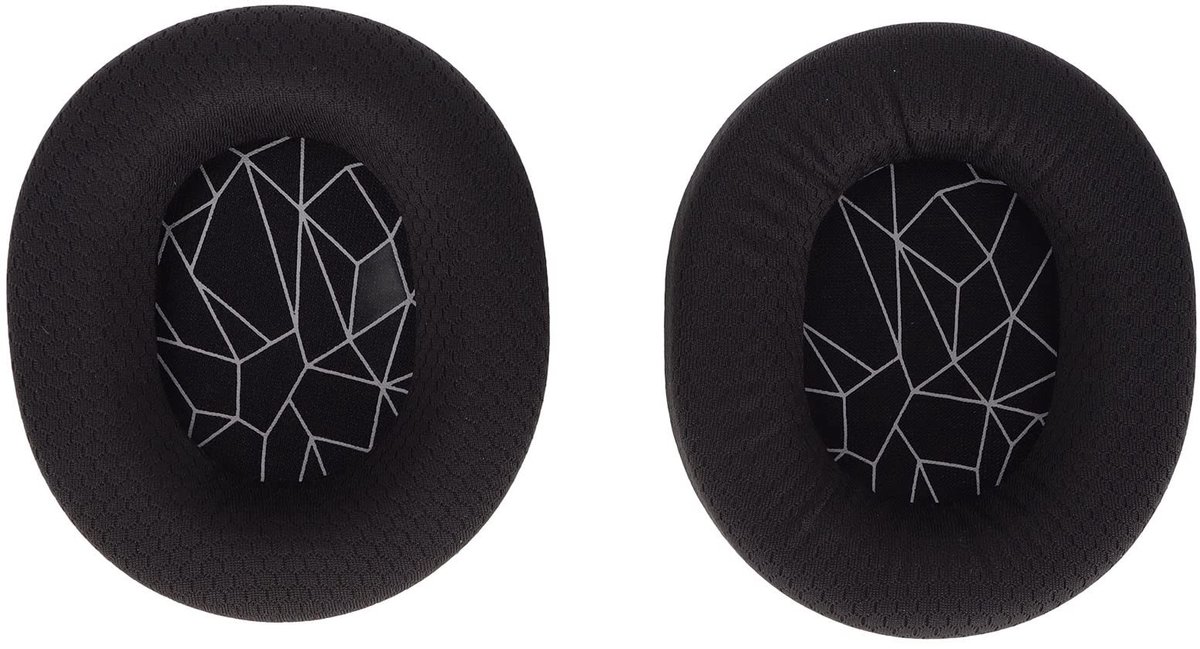 Dailygoods - Vervang Headset-Oordopjes - Zwarte Oorkussens - Comfortabel en Geluidshelder - Geschikt voor Arctis en M50X - Zwart