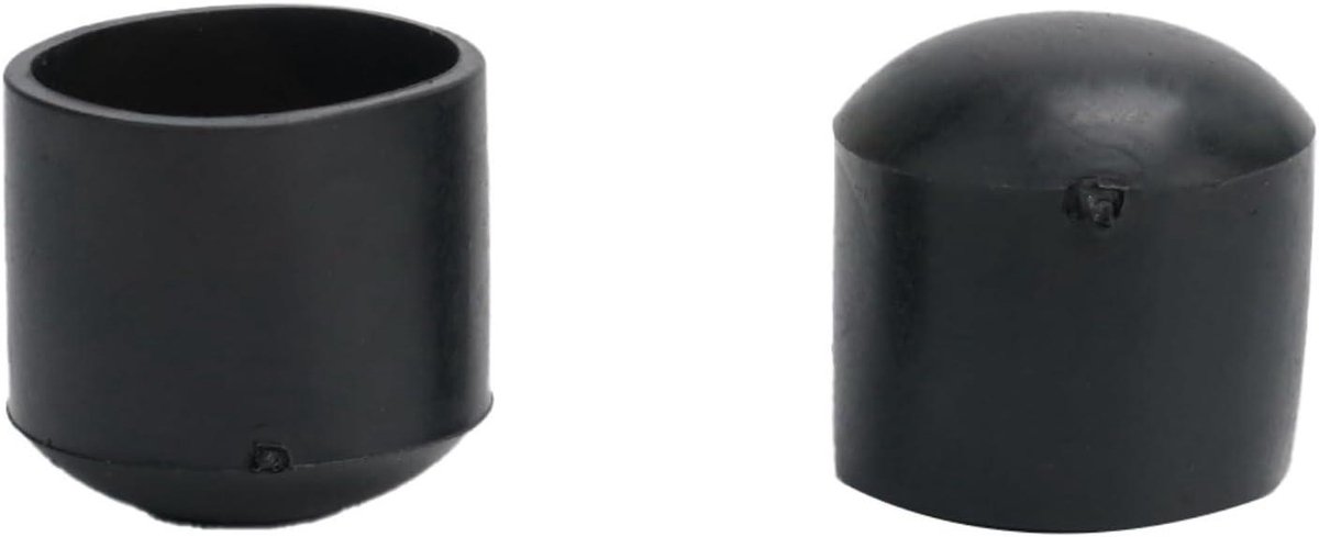 Stoelpootdoppen - Meubeldopjes - Vloerbescherming - Antislip Geluiddempend - 20 Stuks - Zwart