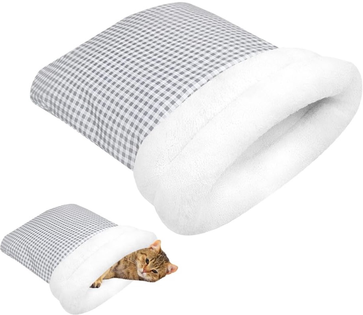 Dailygoods- Slaapzak Huisdieren - Zacht/Warme Nest - Waterafstotend - Oxford-Stof - Dicht Poolfleece - Duurzaam/Wasbaar - Dierenbed