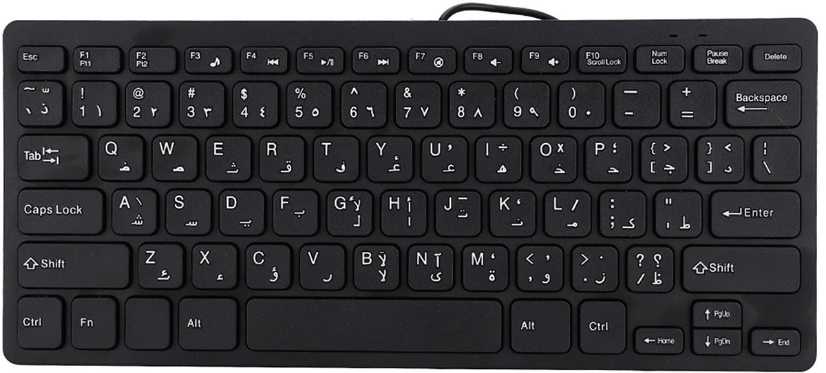 Dailygoods - Mini Draadloos USB Toetsenbord Waterdicht en Stil voor Laptop en Desktop