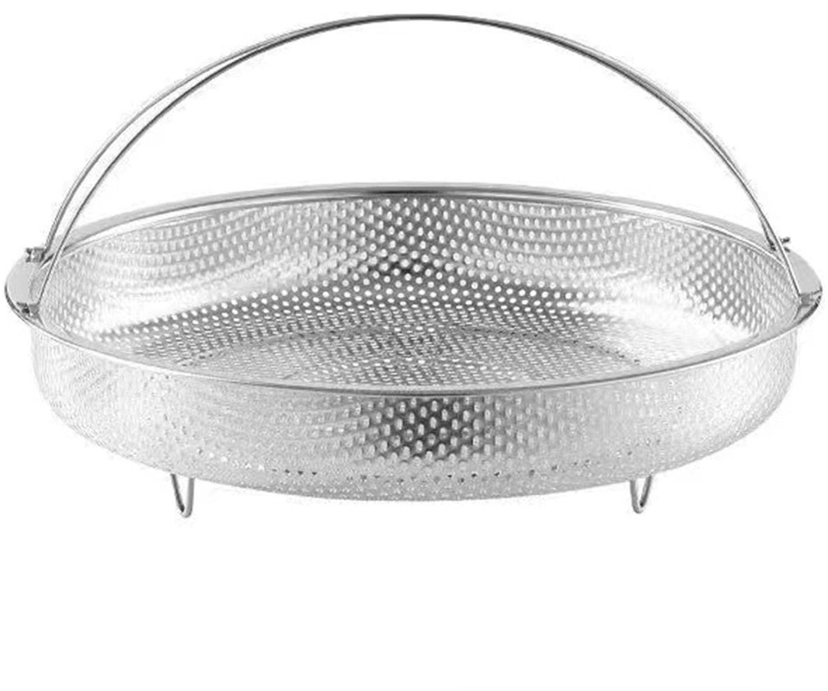 Dailygoods- Groentenstoommand Roestvrij Staal - Stoommandje - Stoommand Magnetron - Stevig - Praktisch - Geschikt voor Stoomschalen 22,5 cm