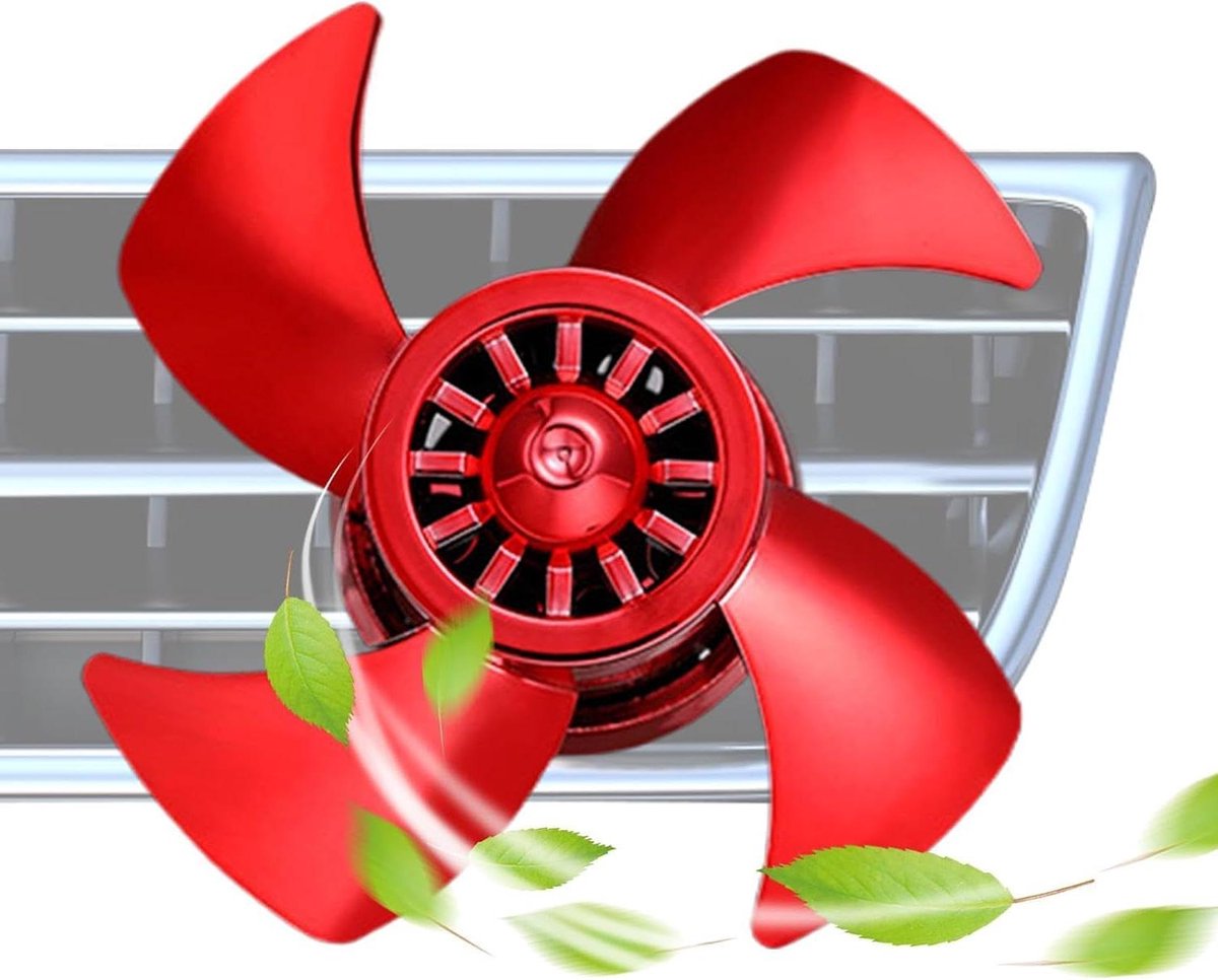 Auto Luchtverfrisser Clip - Ventilatie Verfrisser - Auto Interieur Verfrissen - Stille Werking - 40 g - Grappig