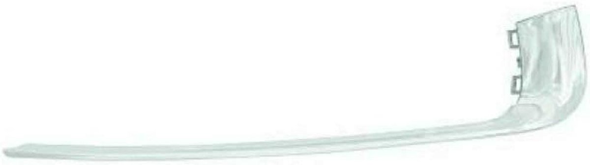 Radiatorrooster Strip - Beschermlijst Auto - Auto Styling - Links Inbouwpositie - 53 x 12 x 7 cm - Chroom