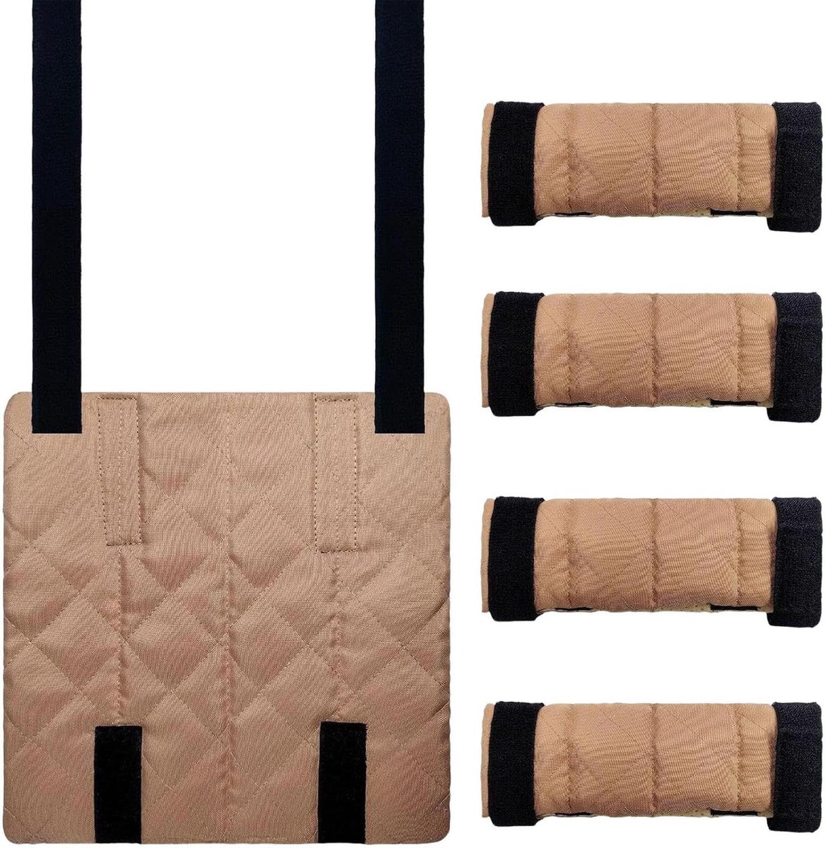 Stapelbed Ladder Pads - Camper Bed - Veilig Klimmen - Antislip Grip - 4 Stuks - Metaal