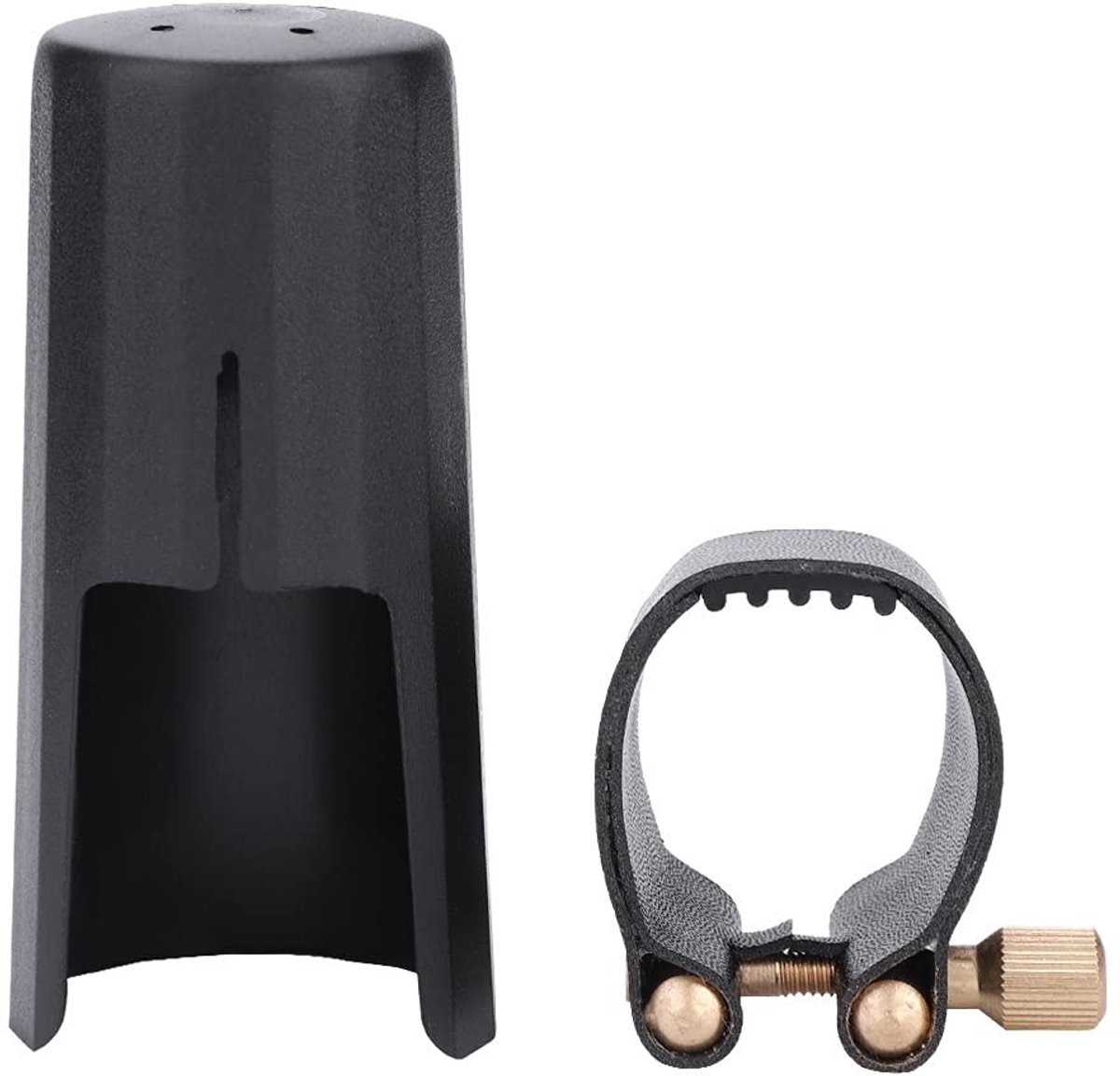 Dailygoods- Ligatuur PU Bladschroef - Klarinet Accessoire - Kunststof Dop - Verbeterd Geluid - Beter Speeleffect - Schokbestendig - Klarinetaccessoire