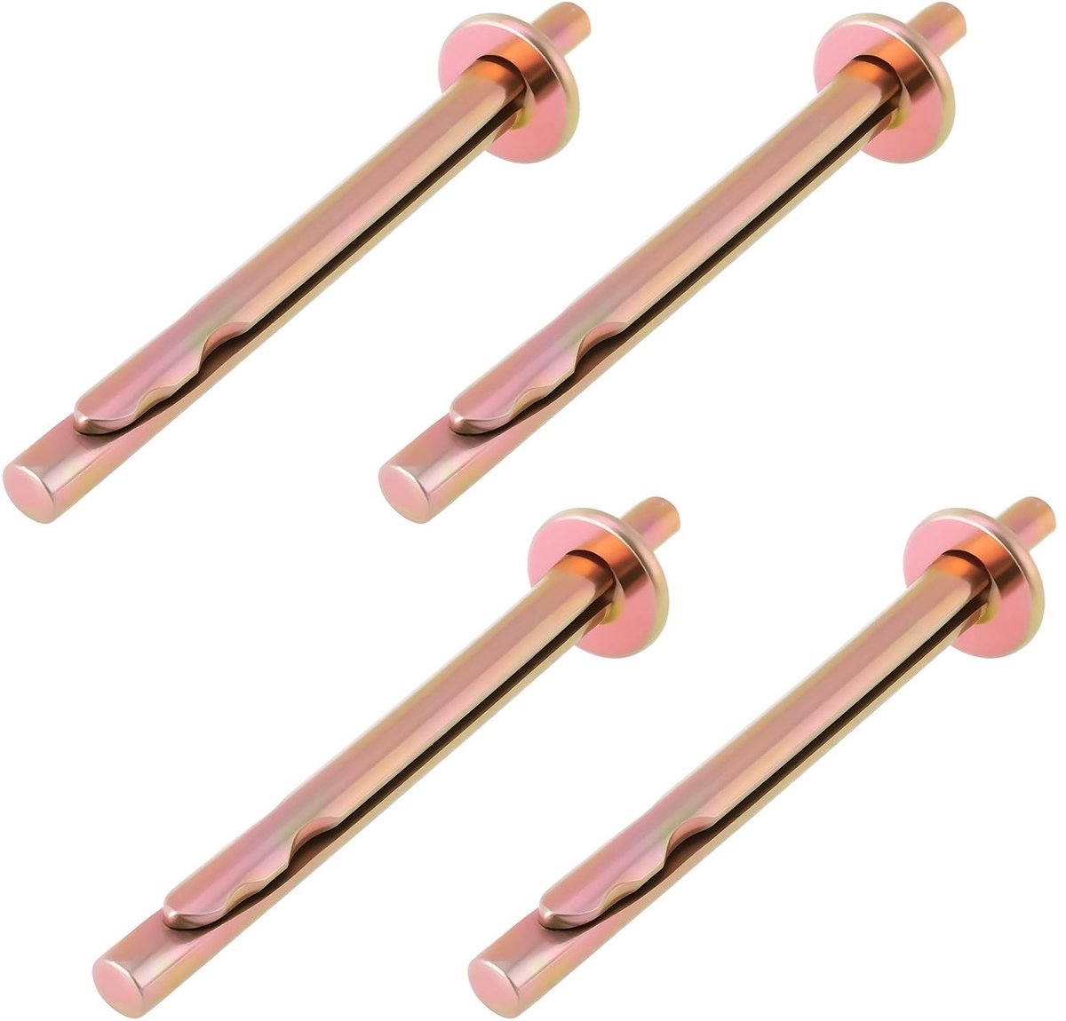 Dailygoods - 50 Stuks M6 x 70 Plafond Anker voor Betonnen Montage
