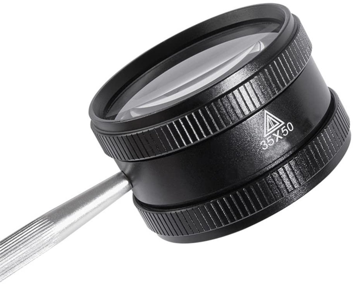 Dailygoods - 35X Hand-held Vergrootglas voor Lees- en Observatiedoeleinden