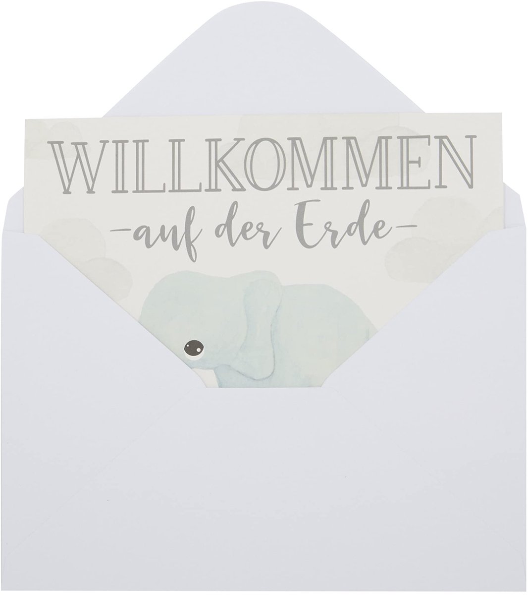 Dailygoods- Wenskaarten Set 12 Stuks - Wenskaarten Geboorte - Wenskaarten Blanco - Wenskaarten voor Jongens/Meisjes - Inclusief Enveloppen - Liefdevolle Illustraties - Geboortekaarten